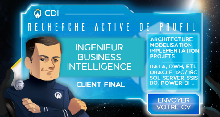 Annonce poste en CDI : Ingénieur Business Intelligence - H/F