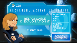 Annonce poste en CDI : Responsable d'Exploitation IT - H/F
