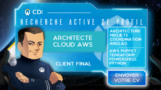 Annonce CDI : Architecte Cloud AWS - H/F