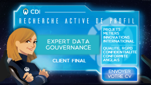 Annonce CDI : Expert Data Gouvernance
