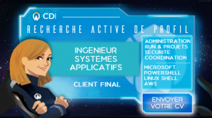 Annonce CDI : Ingénieur Systèmes Applicatifs - H/F