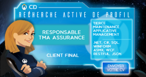 Annonce CDI : Responsable TMA Assurance Vie - H/F
