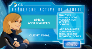 Anoonce emploi en CDI : AMOA Assurance - H/F