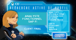 Annonce emploi en CDI : Analyste Fonctionnel SAP FI - H/F
