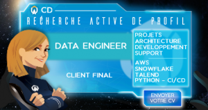 Annonce CDI : Data Engineer - H/F